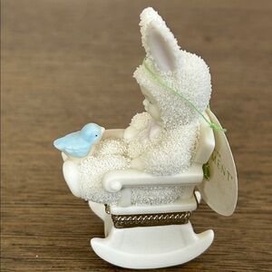 Vintage Department 56 Rock-A-Bye Birdie 2000 Trinket Baby Box. New In The Box.